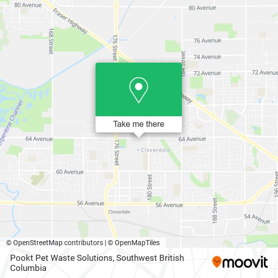 Pookt Pet Waste Solutions map