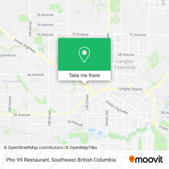 Pho 99 Restaurant map