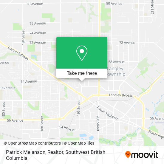 Patrick Melanson, Realtor map