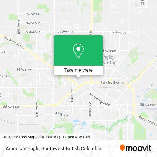 American Eagle map