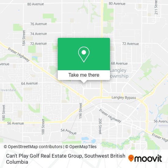 Can't Play Golf Real Estate Group map