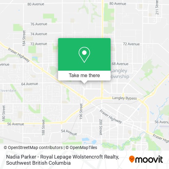 Nadia Parker - Royal Lepage Wolstencroft Realty map