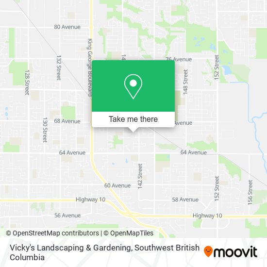 Vicky's Landscaping & Gardening map