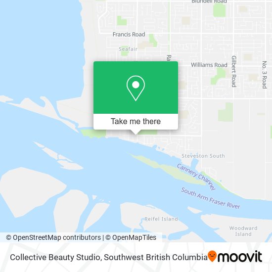 Collective Beauty Studio map