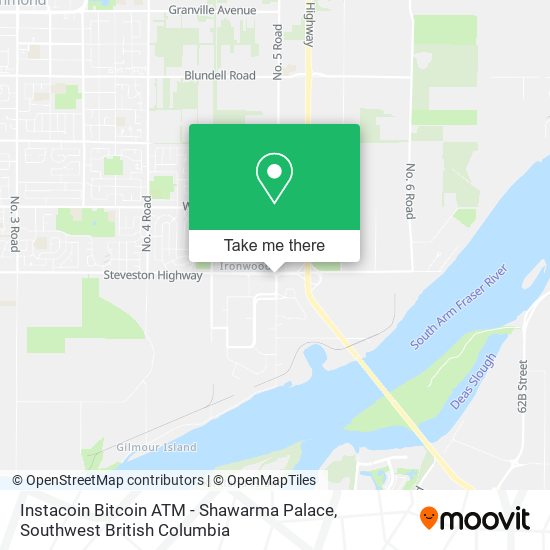 Instacoin Bitcoin ATM - Shawarma Palace plan