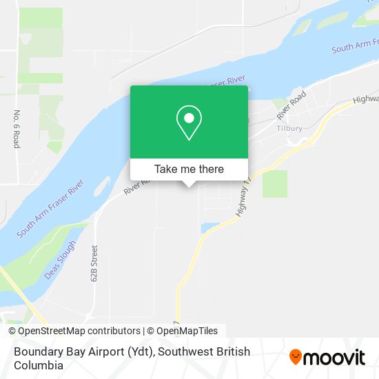 Boundary Bay Airport (Ydt) plan