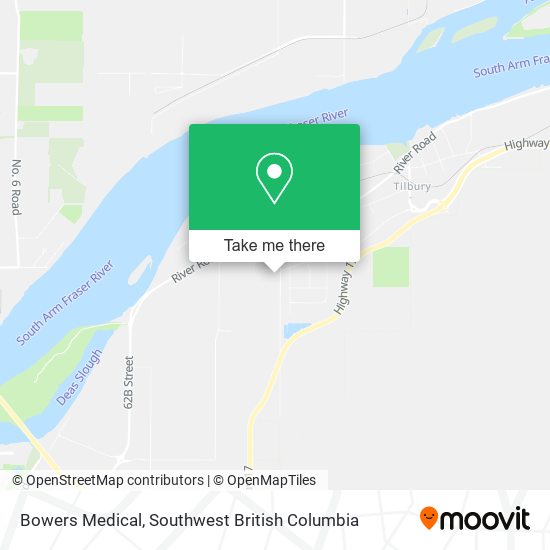 Bowers Medical map