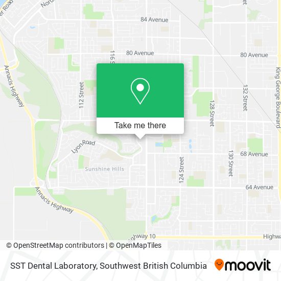 SST Dental Laboratory map