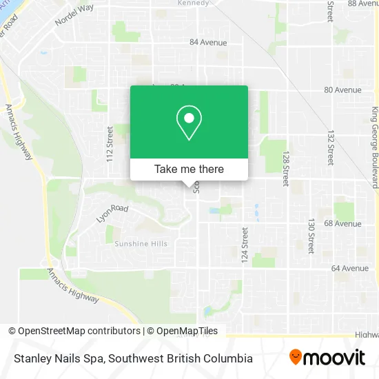 Stanley Nails Spa map