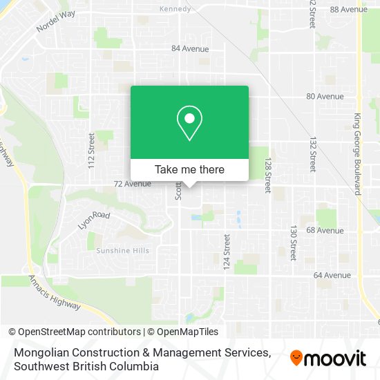 Mongolian Construction & Management Services map