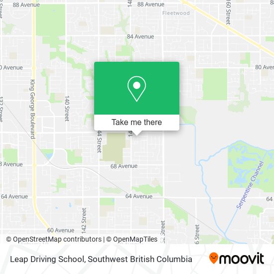 Leap Driving School map