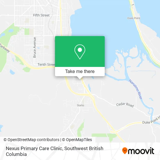 Nexus Primary Care Clinic map