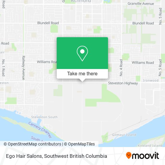 Ego Hair Salons map