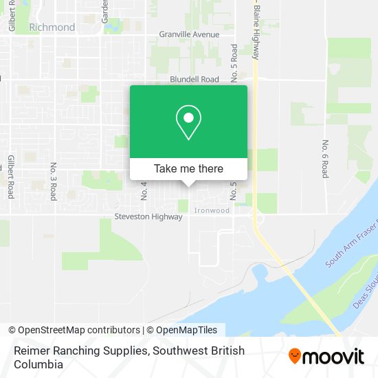 Reimer Ranching Supplies map