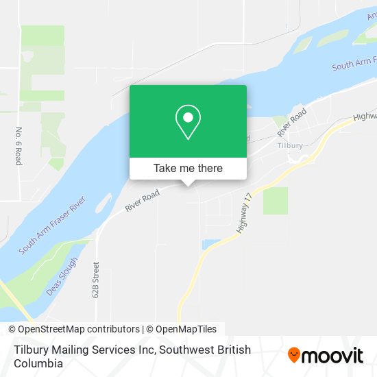 Tilbury Mailing Services Inc map