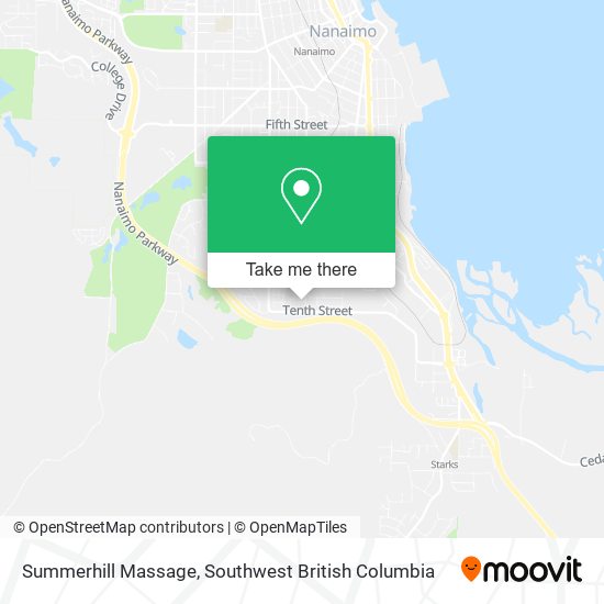 Summerhill Massage map