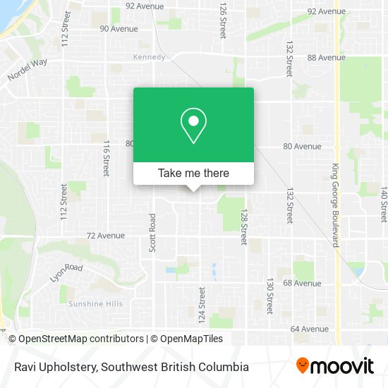 Ravi Upholstery map