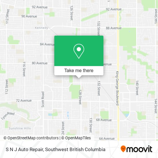 S N J Auto Repair plan