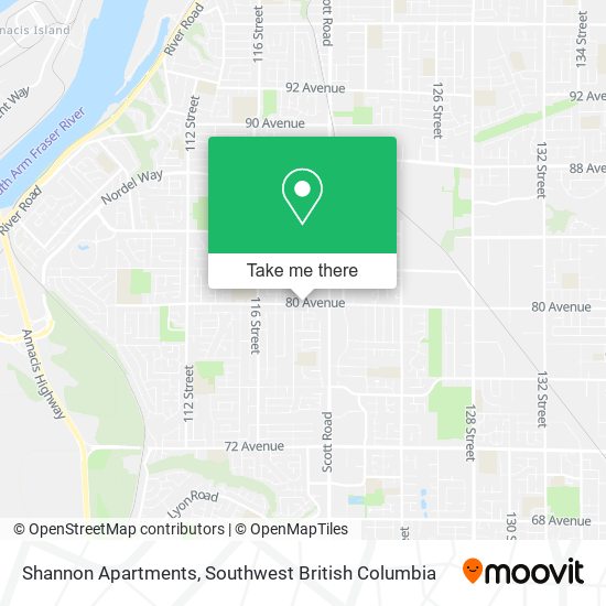 Shannon Apartments map