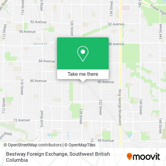 Bestway Foreign Exchange map