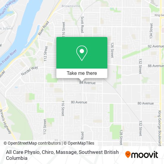 All Care Physio, Chiro, Massage map