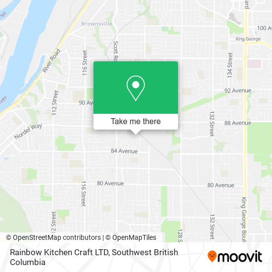 Rainbow Kitchen Craft LTD map