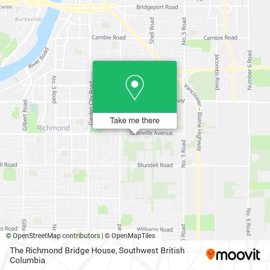 The Richmond Bridge House map