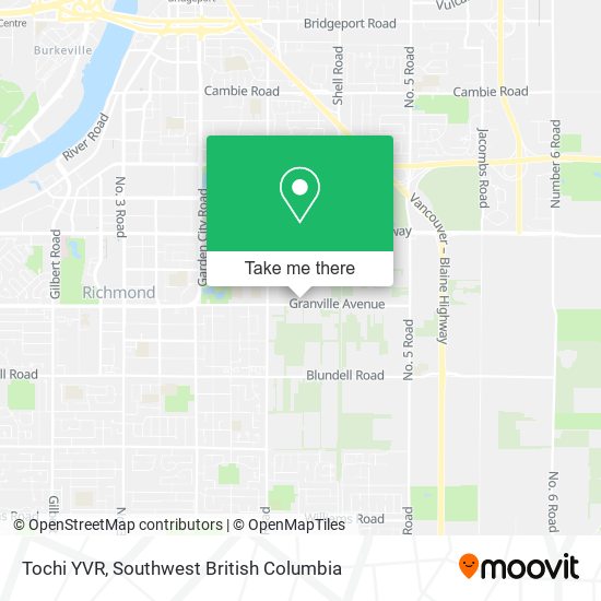 Tochi YVR map