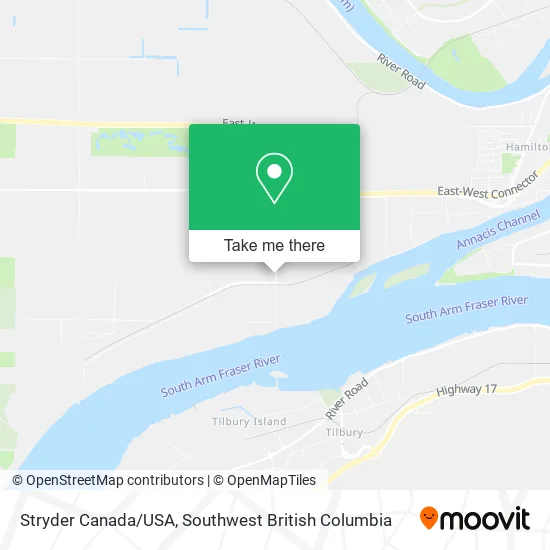 Stryder Canada/USA map