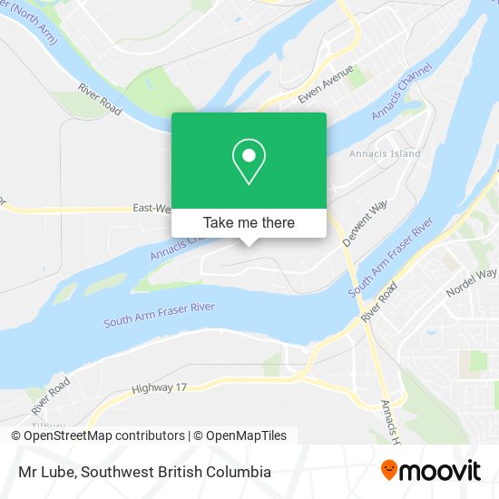 Mr Lube map