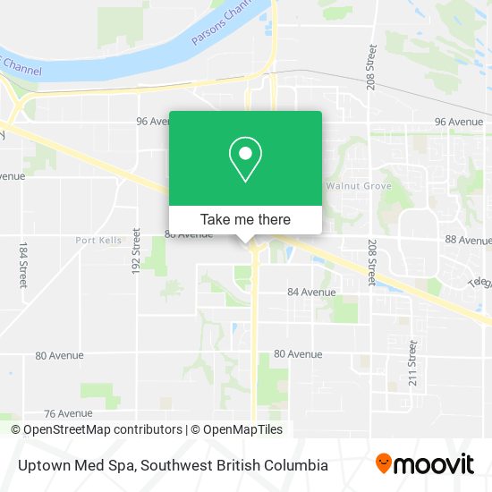 Uptown Med Spa map