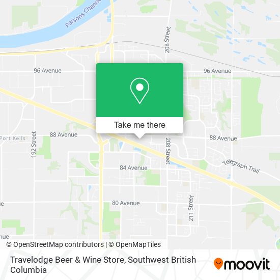 Travelodge Beer & Wine Store plan