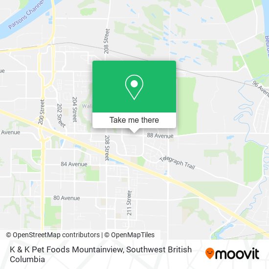 K & K Pet Foods Mountainview plan