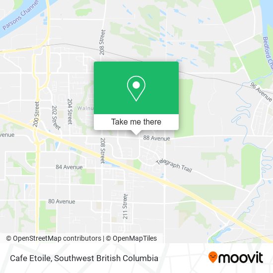 Cafe Etoile map
