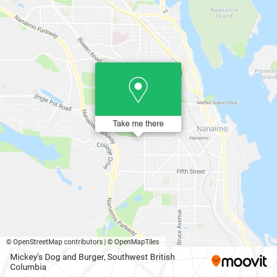 Mickey's Dog and Burger map