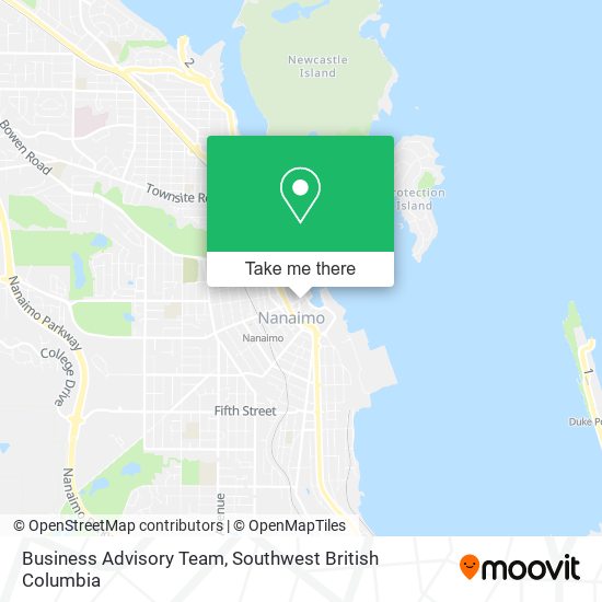 Business Advisory Team map