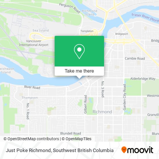 Just Poke Richmond map