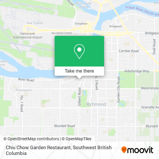 Chiu Chow Garden Restaurant plan