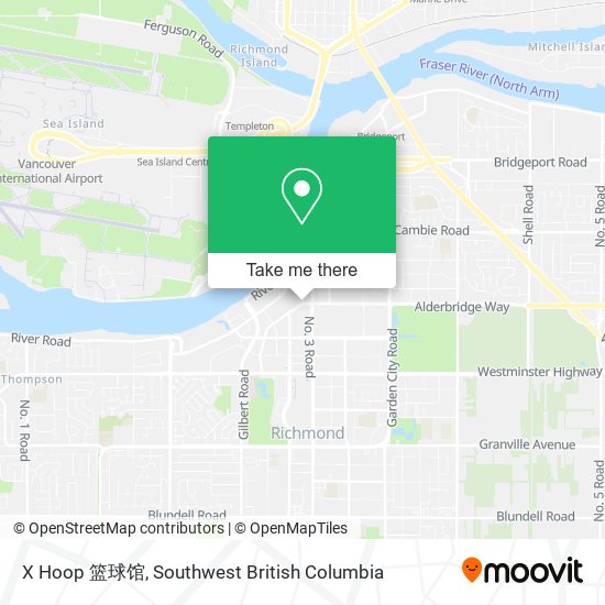 X Hoop 篮球馆 map