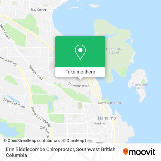 Erin Biddlecombe Chiropractor map