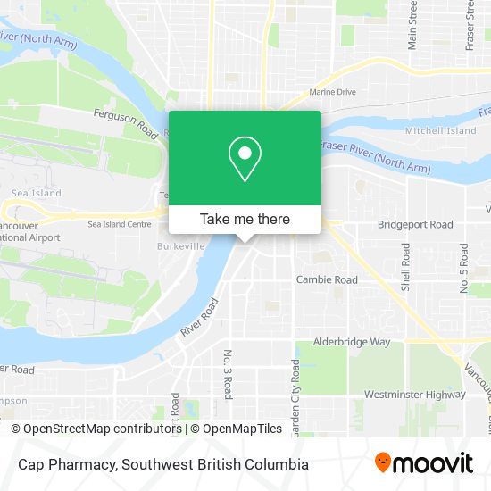 Cap Pharmacy map