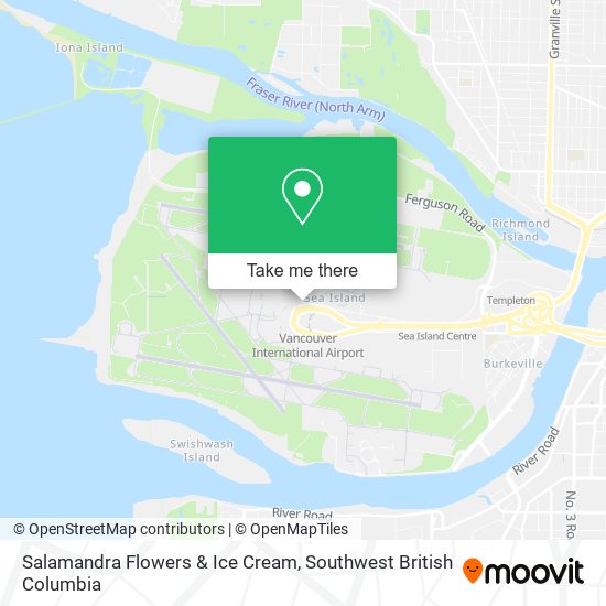 Salamandra Flowers & Ice Cream map