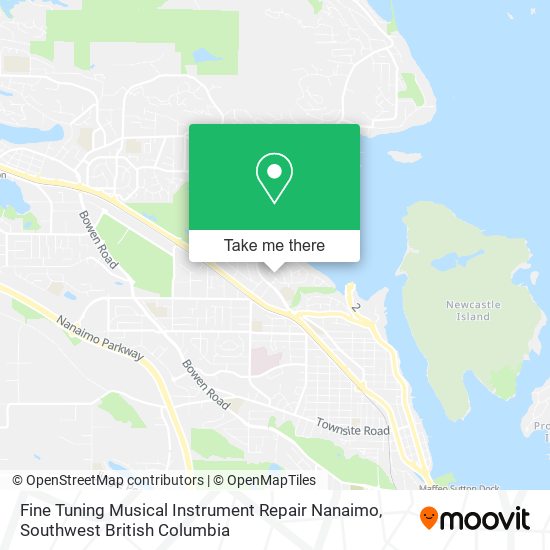 Fine Tuning Musical Instrument Repair Nanaimo map