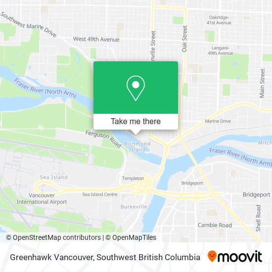 Greenhawk Vancouver map