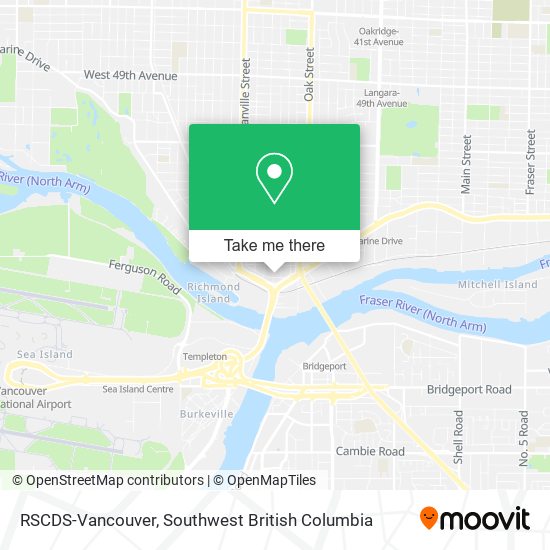 RSCDS-Vancouver map