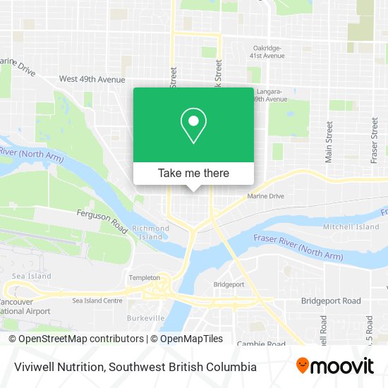 Viviwell Nutrition map