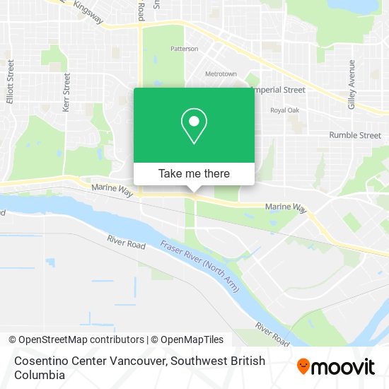 Cosentino Center Vancouver plan