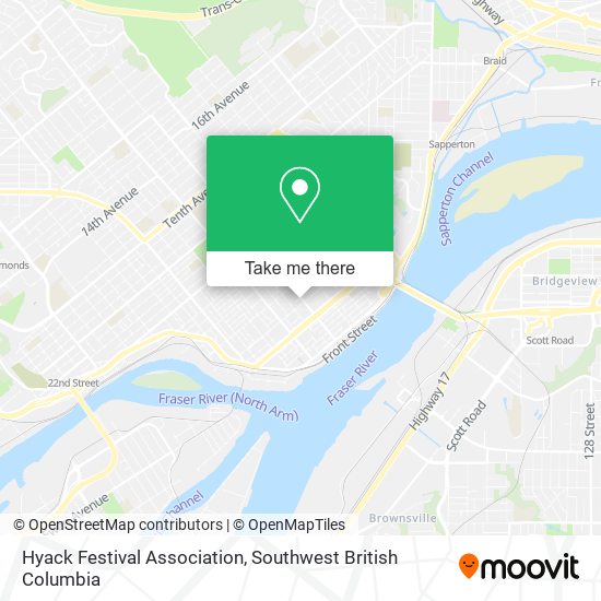 Hyack Festival Association map