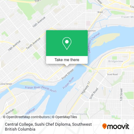 Central College, Sushi Chef Diploma plan