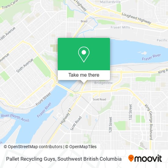 Pallet Recycling Guys map